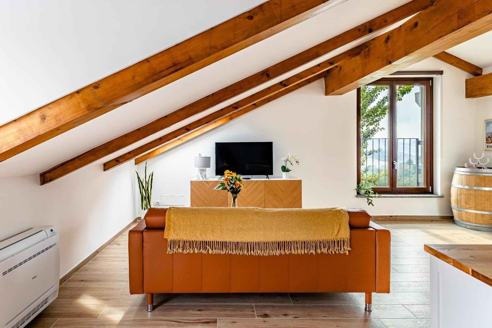 Charming Barolo Wine Loft Monforte dʼAlba Exterior foto